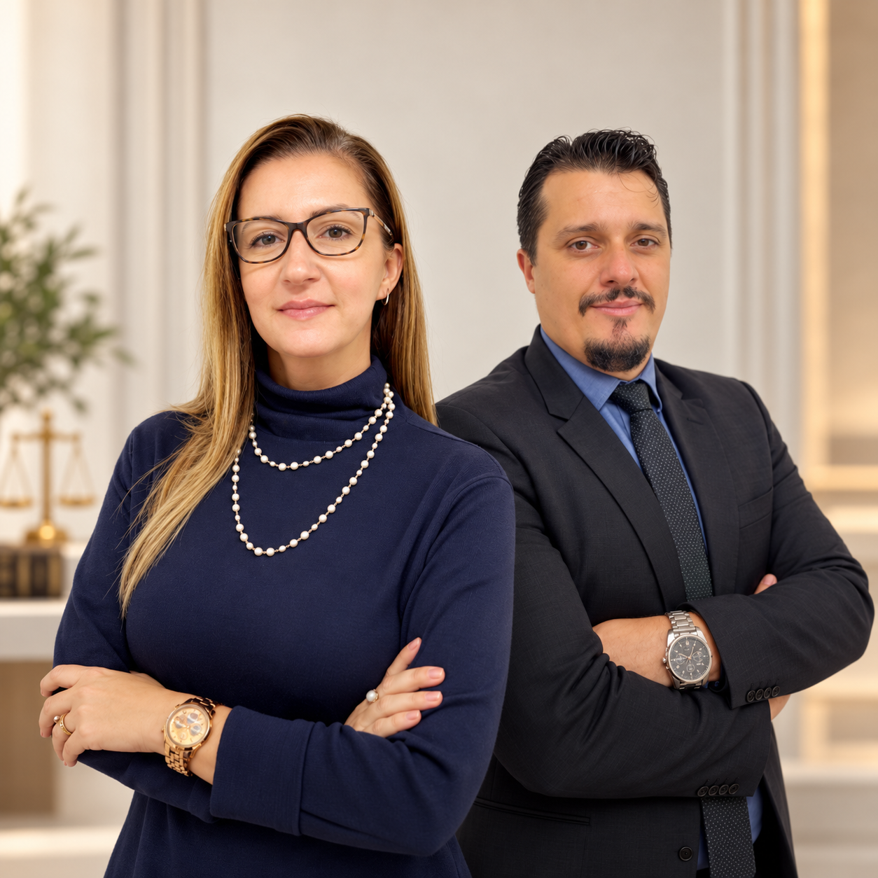 Dra. Ana Paula Hlade e Dr. Wilian Ninck